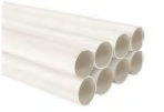 FULLWOOD 004992 4" White PVC Tube
