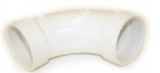 FULLWOOD 004989 4" White PVC Swept Bend 90deg