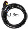 FULLWOOD 142910 Legato Cable 4pole 1x4core1.5m