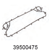 WAIKATO 39500475 GASKET-PLATE COOLER-SS- 'CLIP ON'